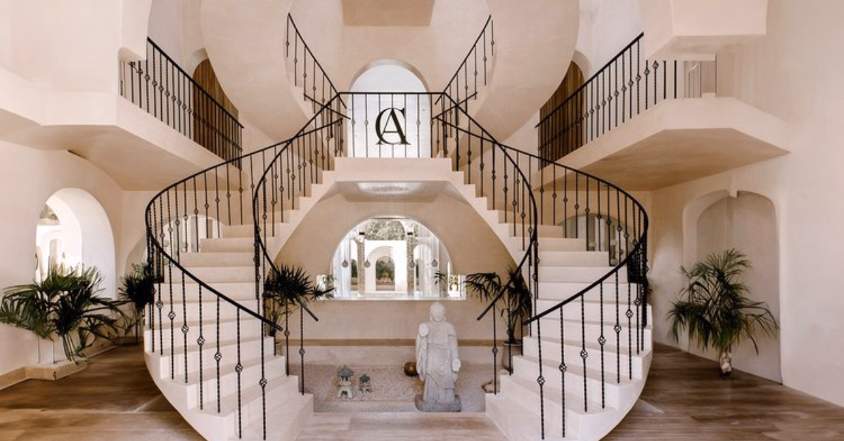 stairs of casa arka in tulum