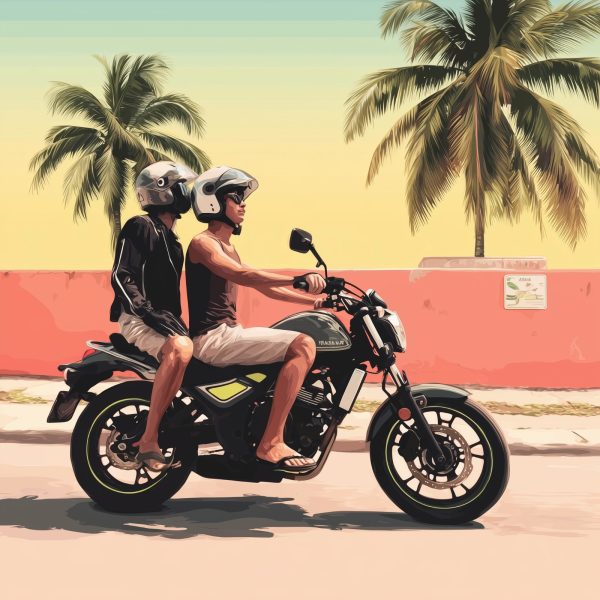 Motorcycle rental in Tulum