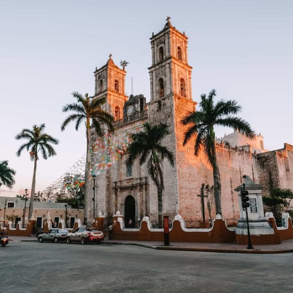 The main church in valladolid, mexico – on eof the highlights of a day trip to valladolid The main church in valladolid, mexico - on eof the highlights of a day trip to valladolid