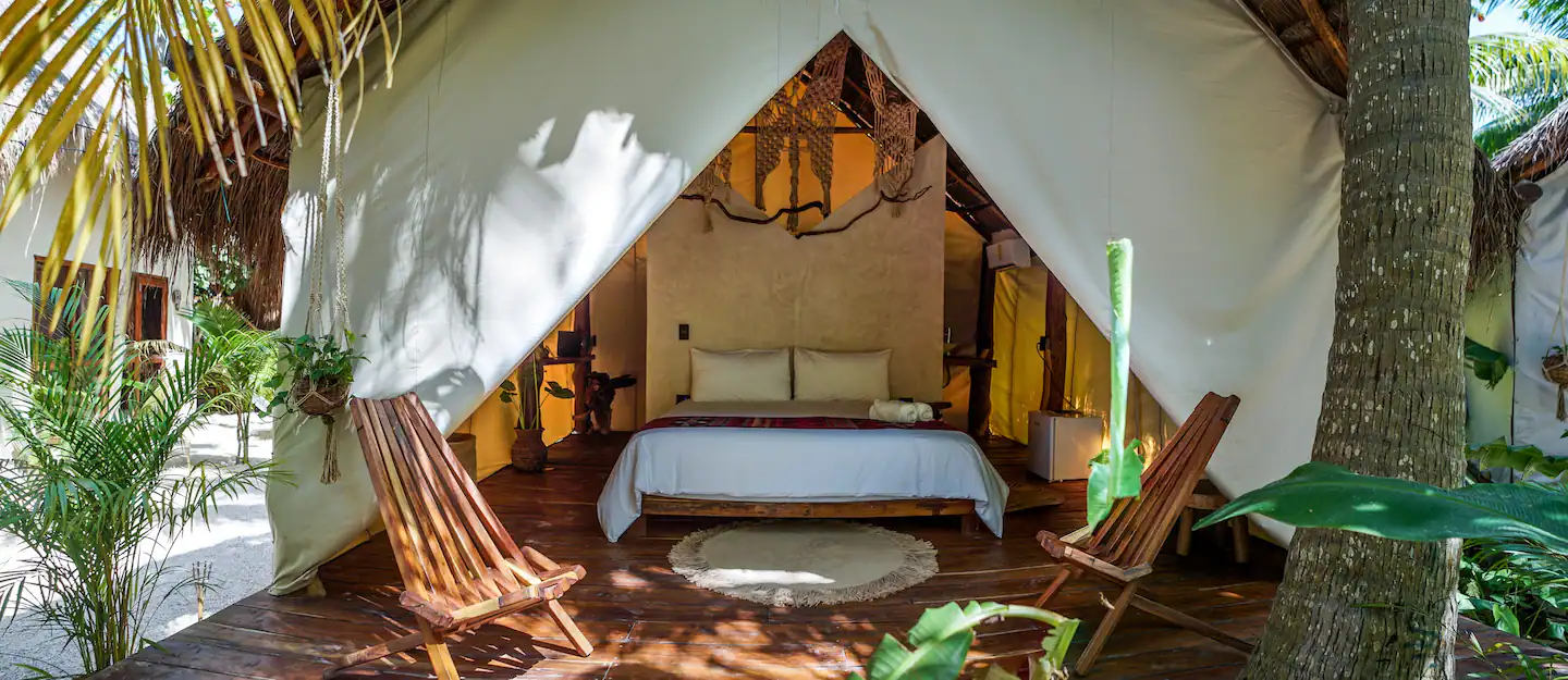 glamping in tulum