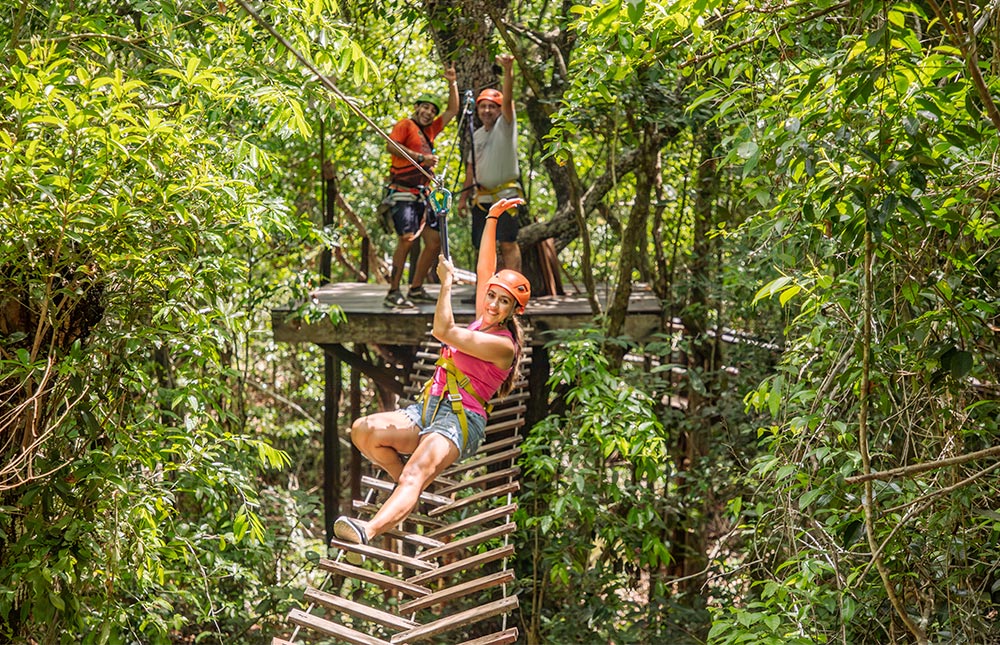selva maya tulum hanging bridges